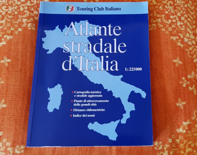 ATLANTE STRADALE TOURING ITALIA ANNO 1998