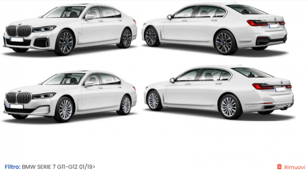 MUSATA COMPLETA BMW SERIE 7 G11 G12