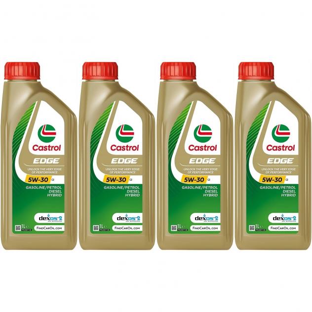 Kit Olio Motore Castrol Edge C3 5W30-4