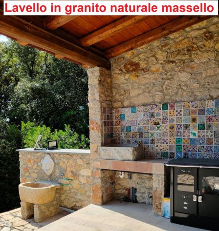 Lavello-lavandino-pilozza-in-pietra granito - Foto 4