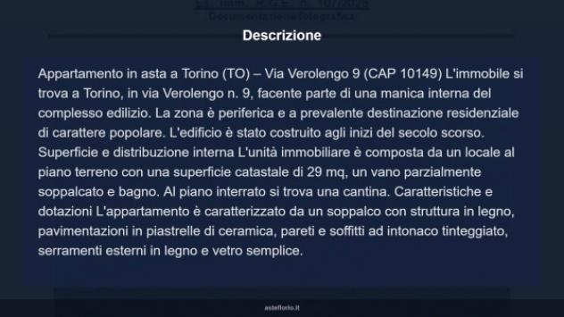 Immobile in asta di 29 m² in vendita a Torino - Foto 17