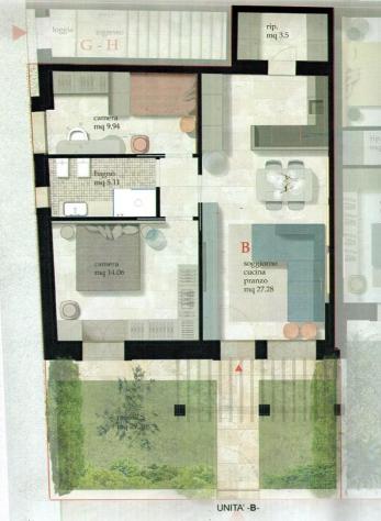 Appartamento in vendita a Cascina 76 mq Rif: 1269708 - Foto 3