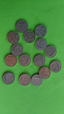 Monete da 5 lire Italia - Foto 10