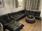 Divano Ligne Roset Togo in pelle, set completo