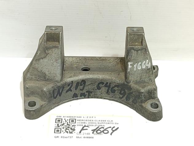 SUPPORTO MOTORE MERCEDES CLK Coupé W209 A1402421340 646966 diesel 2148 (02)