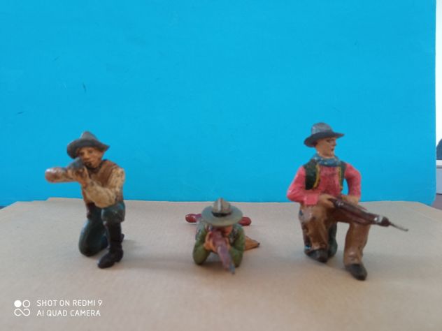 Soldatini cowboy in pasta Elastolin - Foto 2