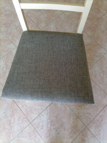 6 SEDIE IN LEGNO BIANCHE - Foto 4