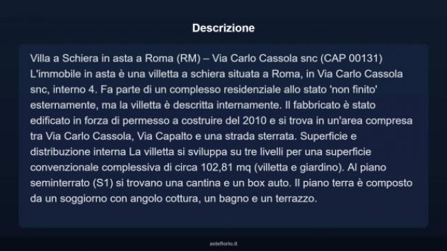 Immobile in asta di 102 m², box auto in vendita a Roma - Foto 11