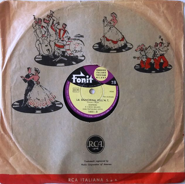 8 Dischi a 78rpm dal 1952 a 1956 di noti cantanti del tempo. Anche singolarmente - Foto 8