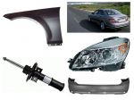 Mercedes classe c paraurti frontale parafango fanale bixenon 2007-11