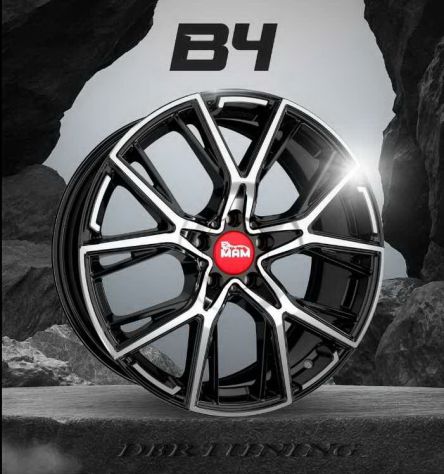Cerchi in lega 19 MAM B4 Black Pol Bmw Mini - Foto 5