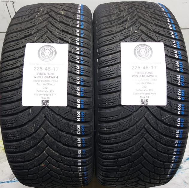 2 GOMME 225 45 17 FIRESTONE A73361