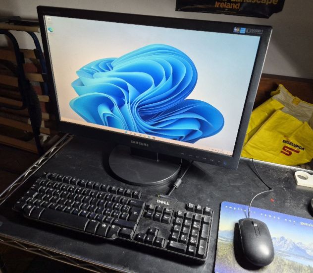 PC Desktop Completo Windows 11, Intel 6600 +Monitor 22' +Stampante