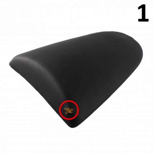 Sella passeggero scooter Aprilia SR WWW Street Stealth AP8229192 - Foto 2