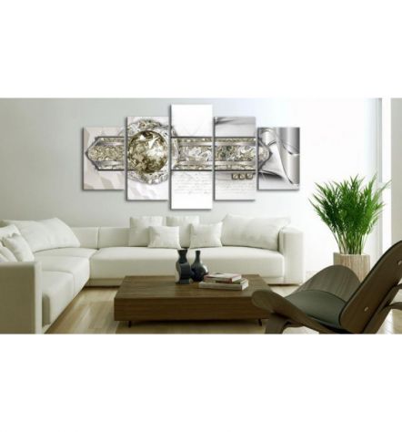 Quadro Con Lo Stemma Dorato 100x50 E 200x100 ARREDALACASA - Foto 2