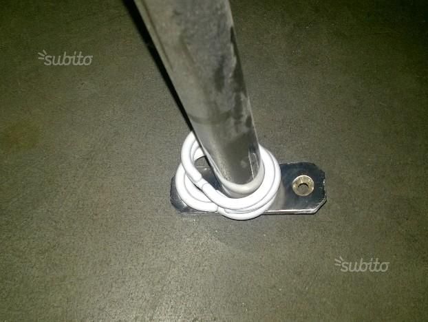 Porta tenda per vasca - inox 155 x 53 struttura - Foto 5