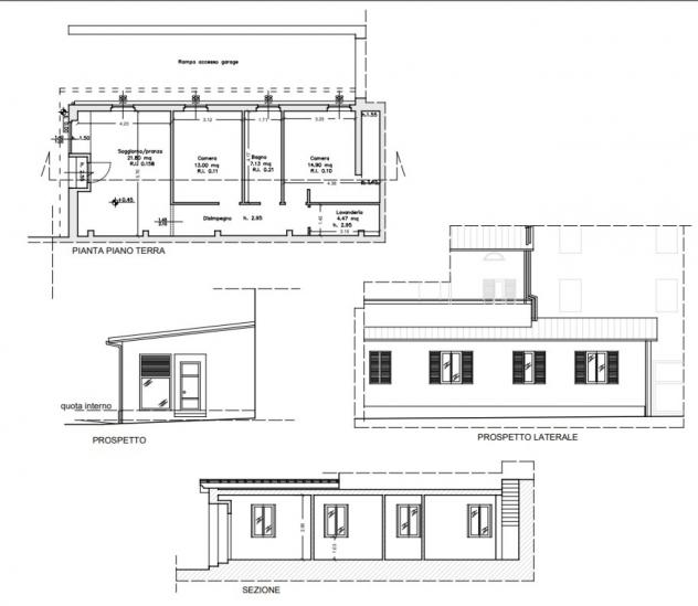 APPARTAMENTO di 3 vani e di 89 mq (CASTELFRANCO PIANDISCO' - Piazza P. della Francesca Piero) rif. MOLAR90