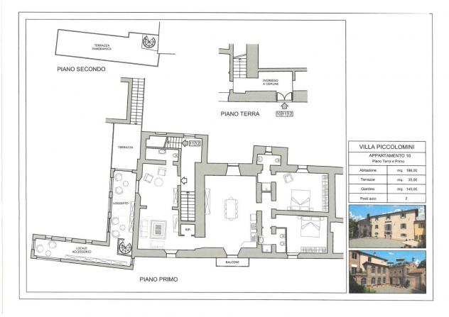 Appartamento in vendita a Siena 186 mq Rif: 1360298 - Foto 2