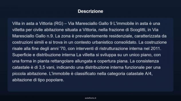 Immobile in asta di 70 m² in vendita a Vittoria - Foto 4