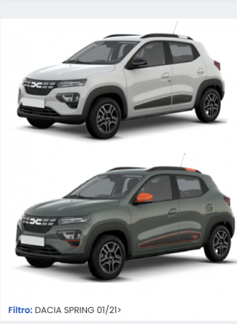 MUSATA COMPLETA FRONTALE MUSO DACIA SPRING