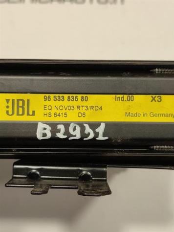 AMPLIFICATORE AUTORADIO CITROEN C5 Berlina 3° Serie 9653383680 DT17TED4 (08) - Foto 4