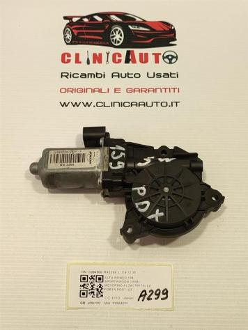 MOTORINO ALZAVETRO POSTERIORE DESTRA ALFA ROMEO 159 Sportwagon Serie D294500 RA2269 (0511)