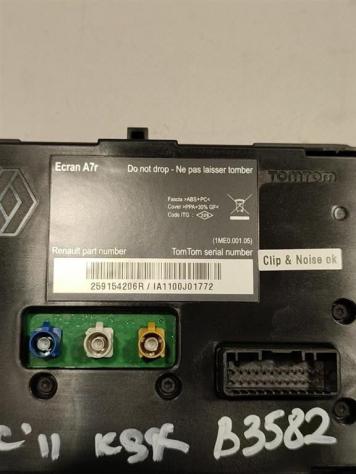 DISPLAY RENAULT Scenic X MOD 259154206R K9K (09) - Foto 3