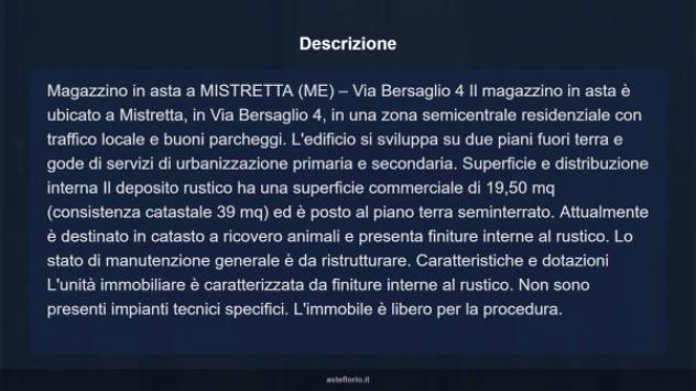 Immobile in asta di 19 m² in vendita a Mistretta - Foto 6