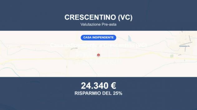 Immobile in asta di 68 m² in vendita a Crescentino