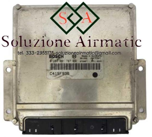 0281001787 46763995 Alfa 166 (936) 2.4 centralina motore Bosch