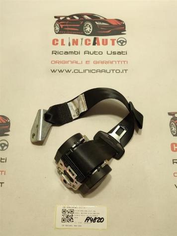 CINTURA DI SICUREZZA POSTERIORE SX VOLKSWAGEN Golf 6 Berlina 1K6857805N BSE (0812) - Foto 2
