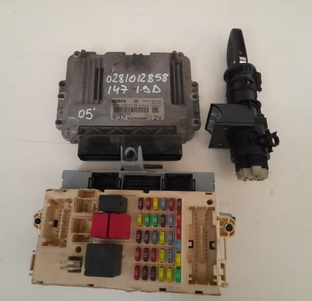 KIT CENTRALINA MOTORE ALFA ROMEO 147 Serie (937_) 0281012858 diesel 1.9 (0510)