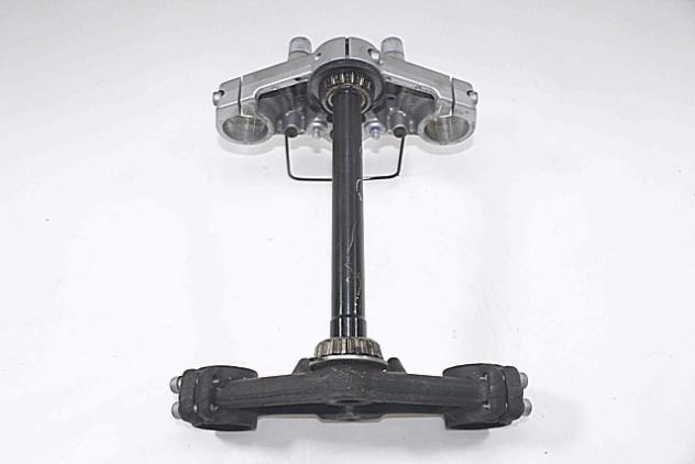 PIASTRE FORCELLA BMW F 650 CS K14 2000 - 2005 31427658559 31427658560 FRONT FORK BRACES LEGGERI SEGNI DI USURA - Foto 3