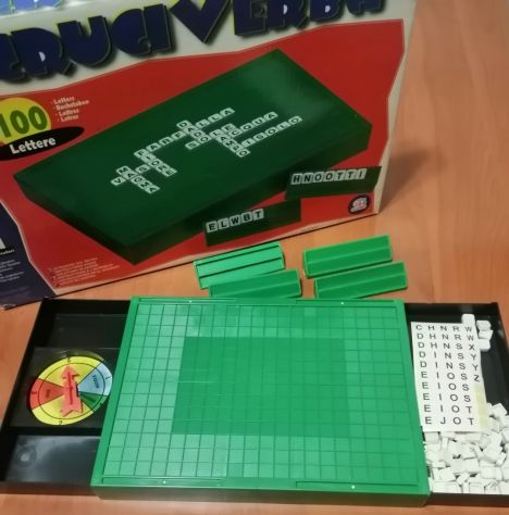 Cruciverba gioco da tavolo distribuito da Globo - Completo - Vintage anni 80 - Foto 4