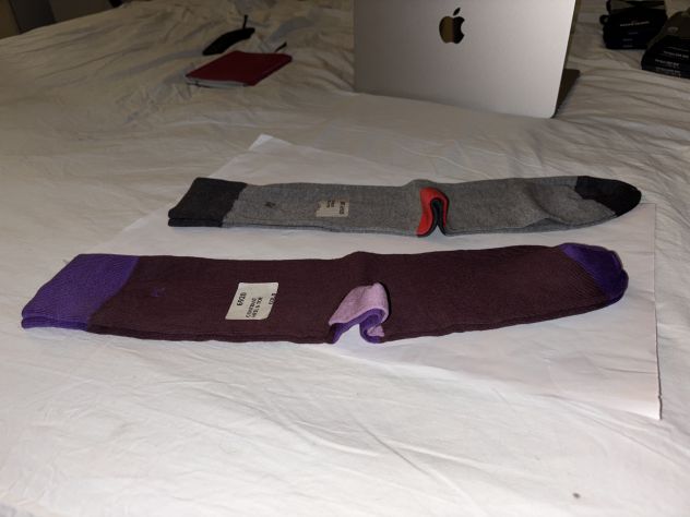 2 CALZE NUOVE DA UOMO IN COTONE FIRMATE ORIGINALI”PAUL SMITH”MADE IN ITALY - Foto 4