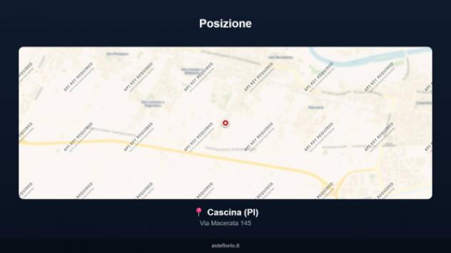 Immobile in asta di 165 m², box auto in vendita a Cascina - Foto 2
