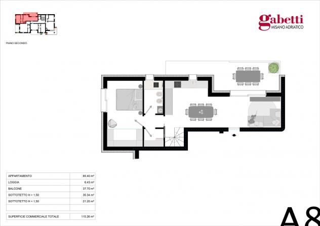 Appartamento - Misano Adriatico . Rif.: MI014/A8VRG - Foto 13