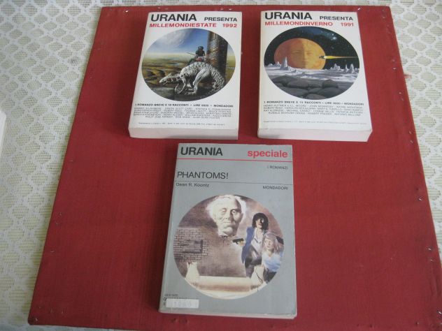 Lotto URANIA ROMANZI E RACCONTI - n. 3 pezzi - anni 1985/91/92