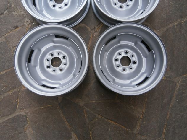 SET 4 CERCHI RUOTA FIAT 127 CL 900/1050 CANALE 4X13 SET 4 WEELS FIAT 127 CL NEW - Foto 6