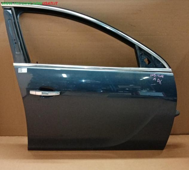 PORTA ANT.D. AZZURRA MET NO SCEND.  Carrozzeria  Lamierati esterni  Porte  Porta ant. dx. OPEL - INSIGNIA - 01-12-2008 - 01-07-2013