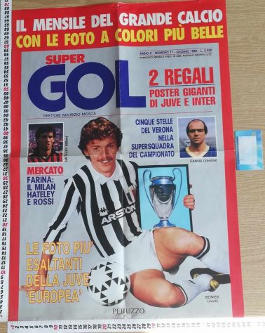 Poster Juventus - Perugia anni 80 con Gaetano Scirea - Foto 5