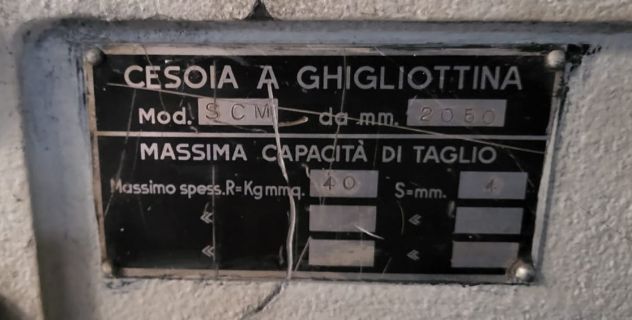 CESOIA SCM 2050 X 4 /6 - Foto 2