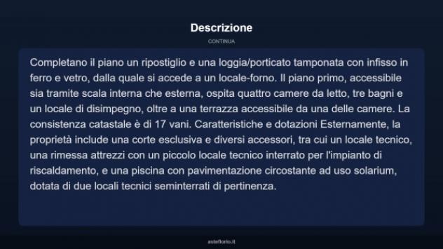 Immobile in asta di 390 m² con più di 5 locali in vendita a Collesalvetti - Foto 12