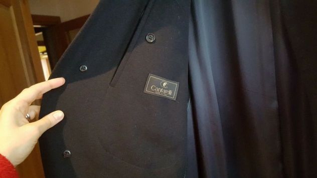 Cappotto Cantarelli da uomo in cachemire Italy artigianale lungo - Foto 2