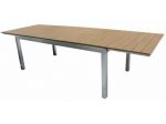 Tavolo cod 9059 Allungabile Alluminio Con Piano Doppio Allungo