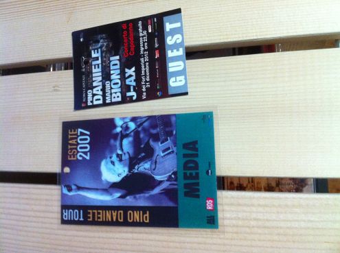 Pass Backstage Concerti Vari Rari Collezione - Foto 2