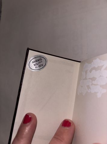 MINI RUBRICA TELEFONICA VINTAGE MAI USATA CON PLACCA IN ARGENTO 925 DAVANTI LA C - Foto 9