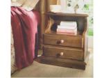 Camere rustiche in legno massello a prezzo di fabbrica: Comodini 2 cassetti &hellip;