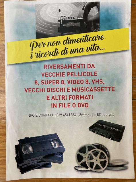 Riverso in usb qualsiasi video di videocamere