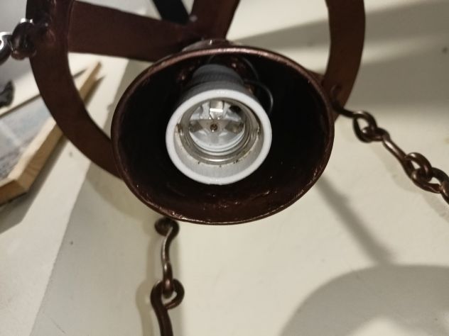 ANTICA COMPOSIZIONE BOUCHE A PARETE  IN FERRO BATTUTO - Foto 7